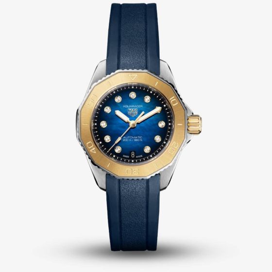 TAG Heuer Ladies Aquaracer Professional 200 Automatic Diamond Watch WBP2450.FT6215