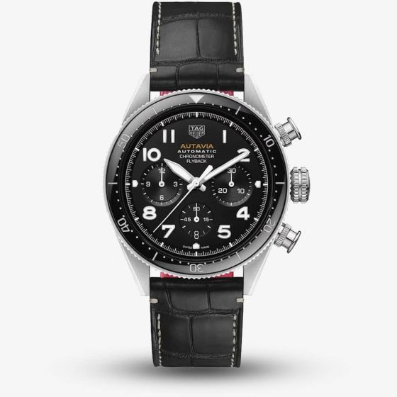 TAG Heuer Mens Autavia Flyback Chronometer Automatic Chronograph Watch CBE511A.FC8279