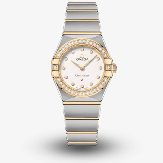 OMEGA Ladies Constellation Manhattan Diamond Set Bezel Watch 131.25.25.60.52.002