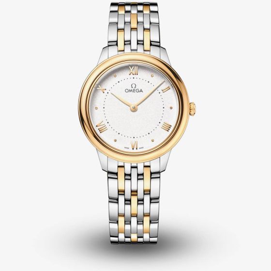 OMEGA Ladies De Ville Prestige Two Tone 18ct Yellow Gold Watch 434.20.30.60.02.002
