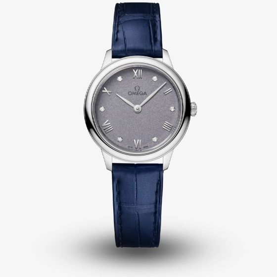 OMEGA Ladies De Ville Prestige Quartz Lavender Dial Watch 434.13.28.60.53.001