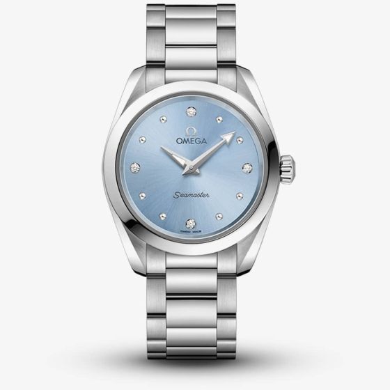 OMEGA Ladies Aqua Terra 150m Blue Dial Watch 220.10.28.60.53.001