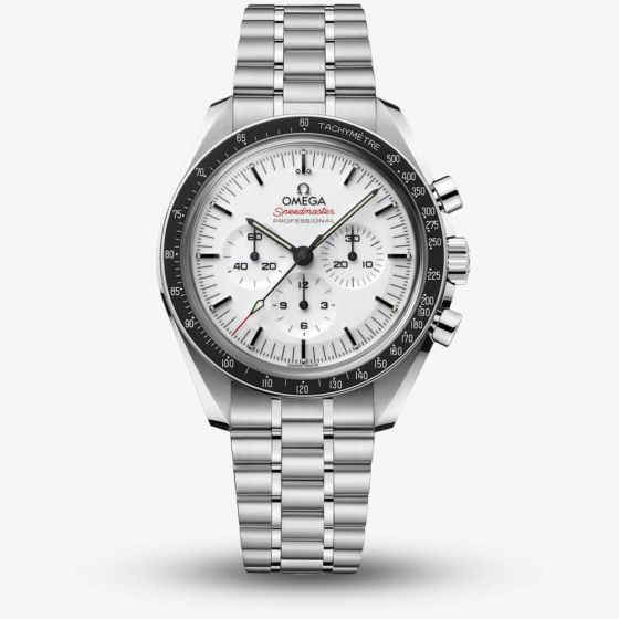 OMEGA Speedmaster Moonwatch Black & White Chronograph Watch 310.30.42.50.04.001