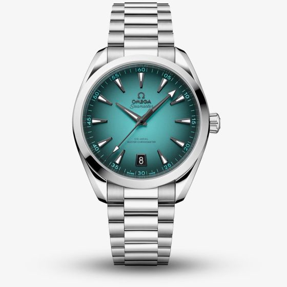 OMEGA Mens Seamaster Aqua Terra Turquoise Dial Watch 220.10.41.21.03.006