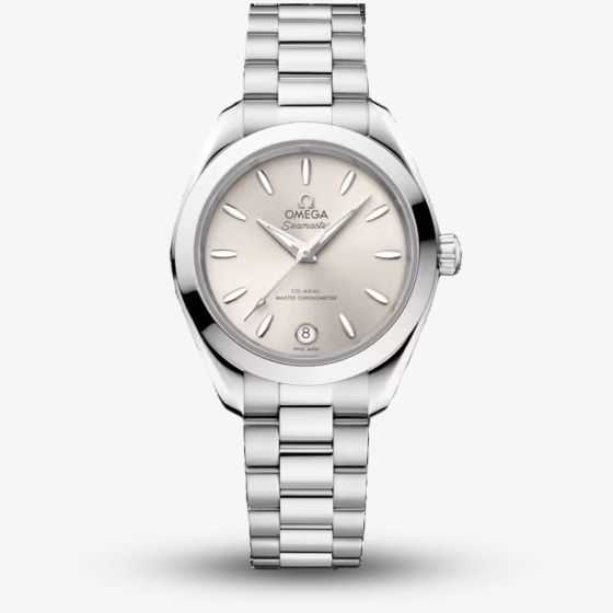 OMEGA Ladies Seamaster Aqua Terra 150m Cream Bracelet Watch 220.10.30.20.09.001