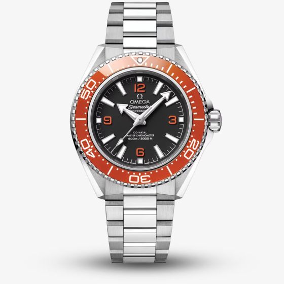 OMEGA Mens Seamaster Planet Ocean 600m Orange Bracelet Watch 217.30.42.21.01.003