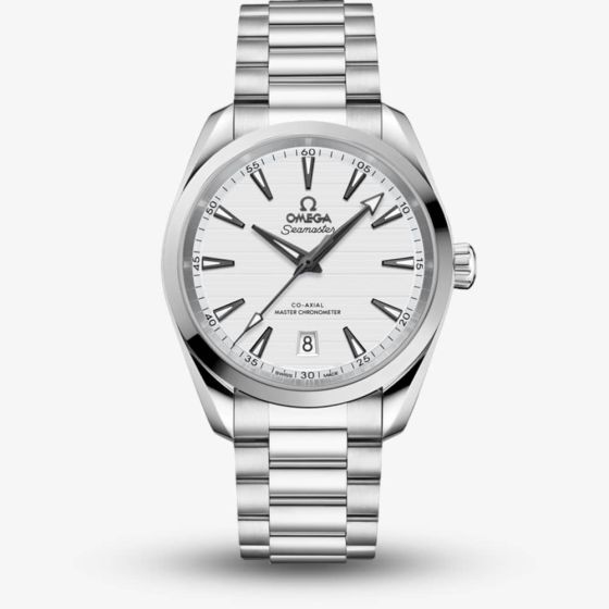 OMEGA Mens Seamaster Aqua Terra White Dial Bracelet Watch 220.10.38.20.02.004