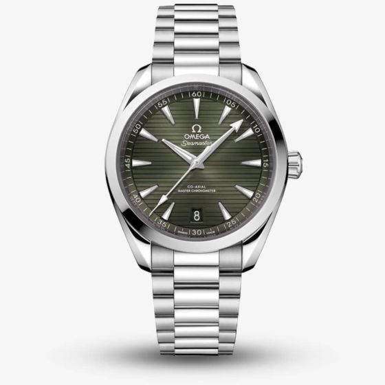 OMEGA Mens Seamaster Aqua Terra 41mm Green Dial Watch 220.10.41.21.10.002