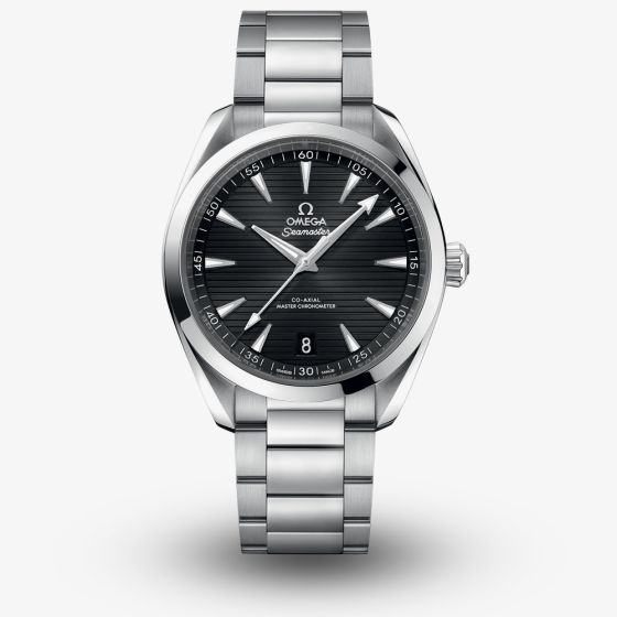 OMEGA Mens Aqua Terra Co-Axial Master Chronometer Black Dial Watch 220.10.41.21.01.001