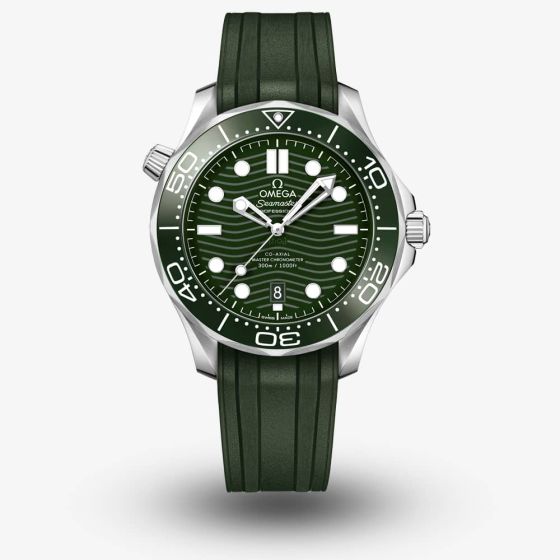 OMEGA Mens Seamaster Diver 300m Green Master Chronometer Watch 210.32.42.20.10.001