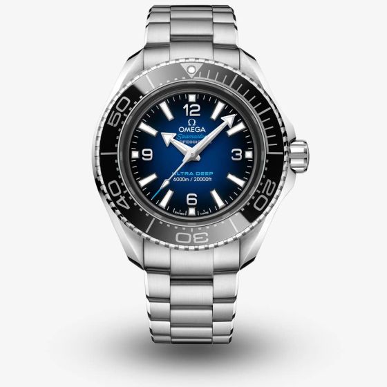 OMEGA Mens Seamaster Planet Ocean 6000m Blue Chronometer Watch 215.30.46.21.03.001