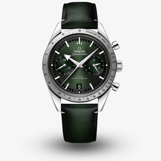 OMEGA Speedmaster 57 Dark Green Chronograph Watch 332.12.41.51.10.001