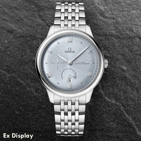 Ex-Display OMEGA Mens De Ville Prestige Light Blue Dial Watch 434.10.41.21.03.001