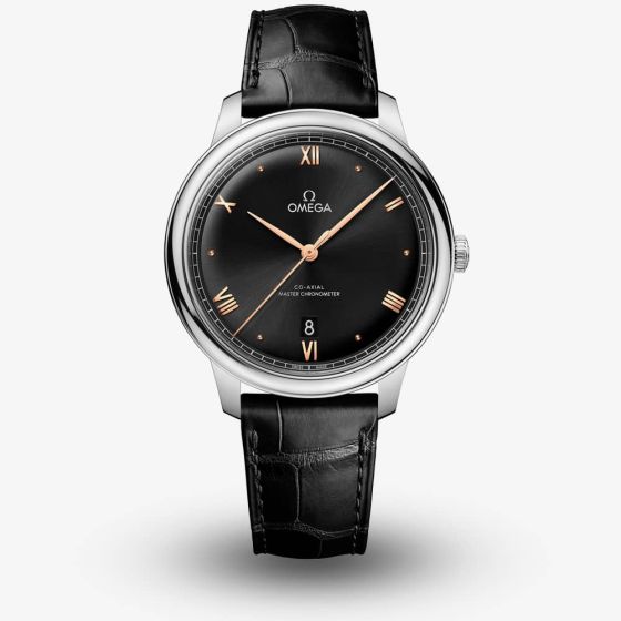 OMEGA Mens De Ville Prestige Black Watch 434.13.40.20.01.001