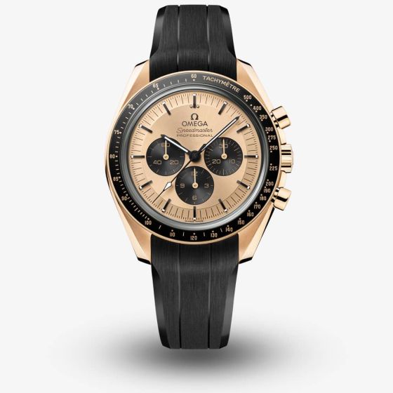 OMEGA Speedmaster Moonwatch Chronograph Rubber Strap Watch 310.62.42.50.99.001