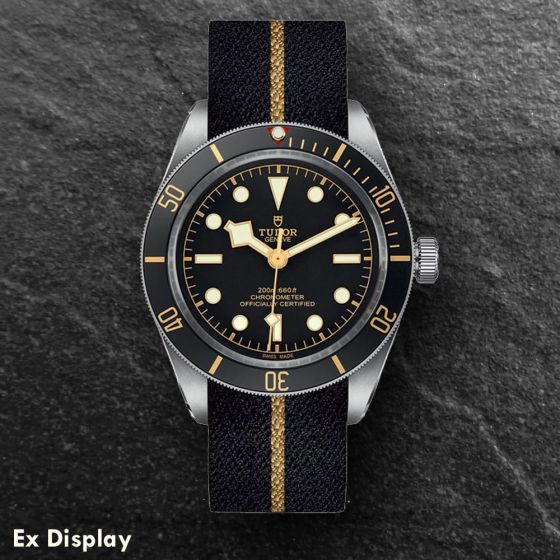 Ex-Display TUDOR Mens Black Bay Fifty Eight Black Fabric Strap M79030N-0003