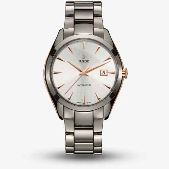 Rado Mens HyperChrome Automatic Grey Ceramic Bracelet Watch R32256012