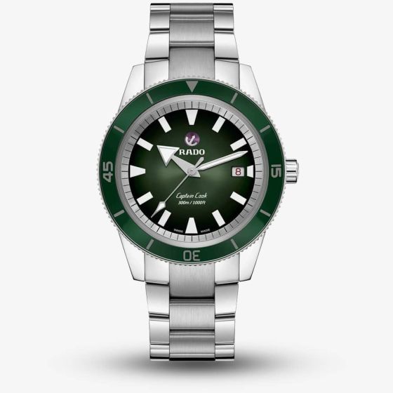 Rado Captain Cook Automatic Green Bracelet Watch R32105313