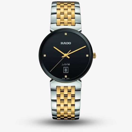 Rado Ladies Florence Two Tone Black Dial Watch R48912703