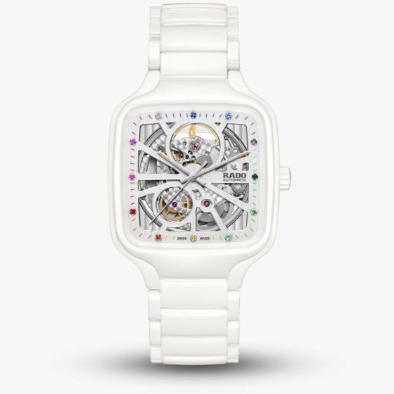Rado True Square Automatic Open Heart White Watch R27073712