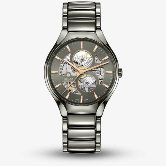 Rado True Round Automatic Open Heart Grey Watch R27108112