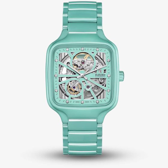 Rado True Square Automatic Open Heart Turquoise Watch R27176712