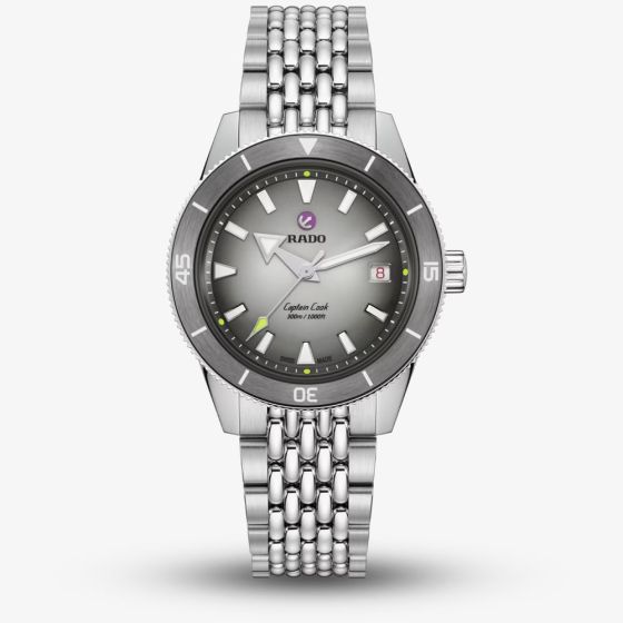 Rado Mens Captain Cook X Tennis Limited Edition Grey Dial Watch R32222108