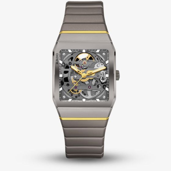 Rado Mens Anatom Automatic Grey Skeleton Dial Watch R10206109
