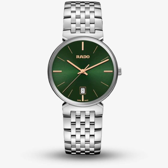 Rado Mens Florence Green Dial Bracelet Watch R48912313