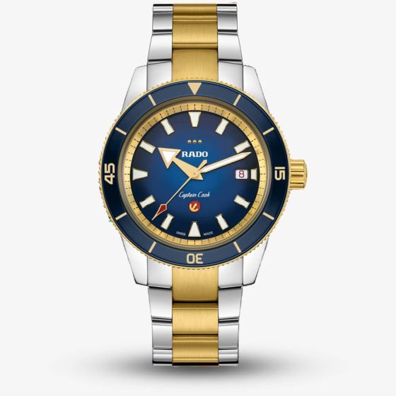 Rado Mens Special Edition Captain Cook X European Cricket Two Tone Bracelet Watch R32138208
