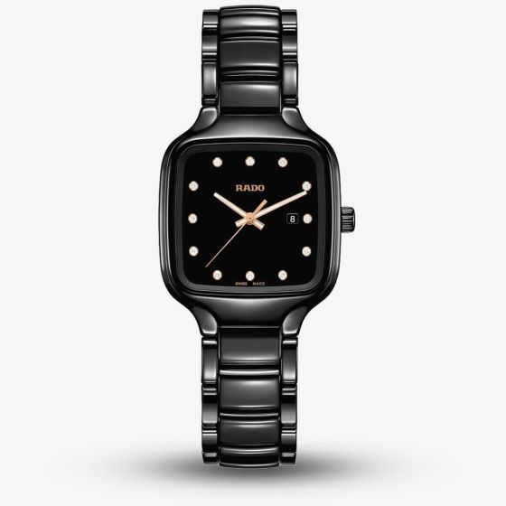 Rado Ladies True Square Diamonds Quartz Watch R27080702