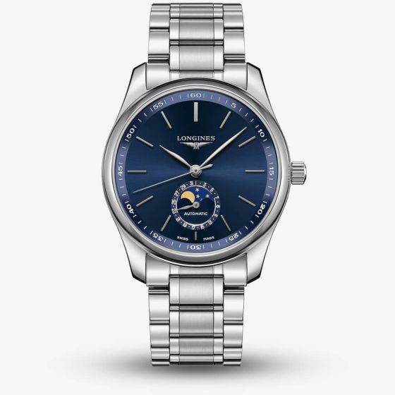 Longines Master Automatic Blue Dial Silver Bracelet Watch L2.909.4.92.6