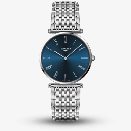 Longines Ladies La Grande Blue Dial Watch L4.866.4.94.6