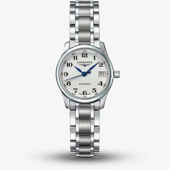 Longines Ladies Master Silver Dial Bracelet Watch L2.128.4.78.6