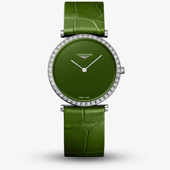 Longines Ladies La Grande Classique Green Watch L4.523.0.60.2