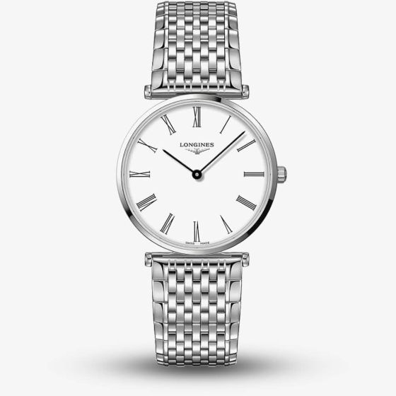 Longines Ladies La Grande White Dial Watch L4.866.4.11.6