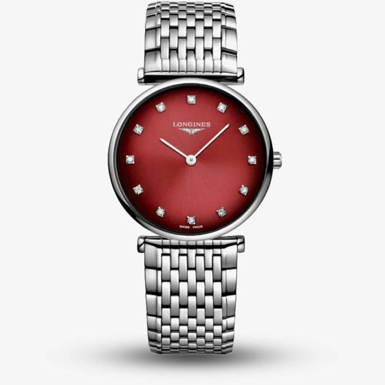 Longines La Grande Classique Red Diamond Watch L4.512.4.91.6