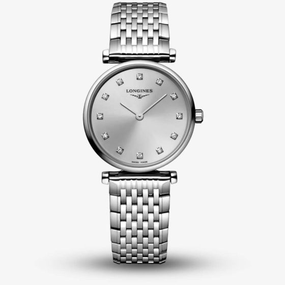 Longines La Grande Classique Diamond Silver Watch L4.209.4.70.6