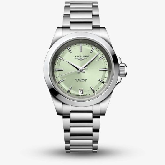 Longines Conquest Light Green Automatic Watch L3.430.4.02.6
