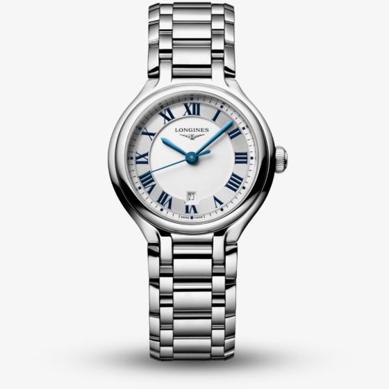 Longines Ladies Primaluna Sunray Silver Dial Bracelet Watch L8.142.4.71.6
