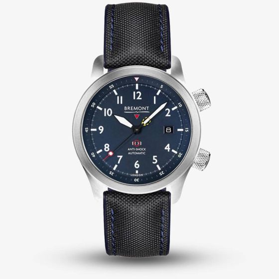 Bremont Mens Martin Baker Blue side Watch MBII-SS-BL-C-B-P-13LS