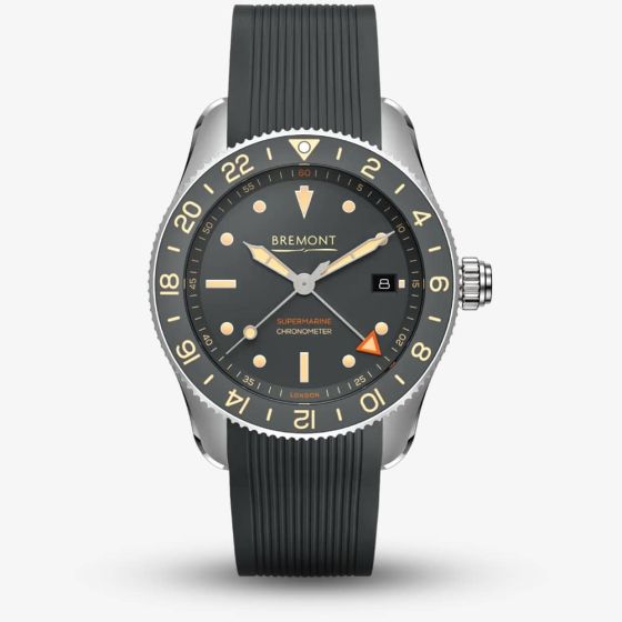 Bremont S302 Submarine Ocean Grey Limitd Edition Watch S302-GR-R-S