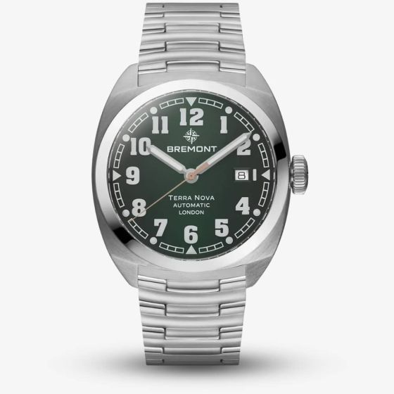 Bremont Terra Nova 40.5 Green Dial Automatic Watch TN40-DT-SS-GN-B