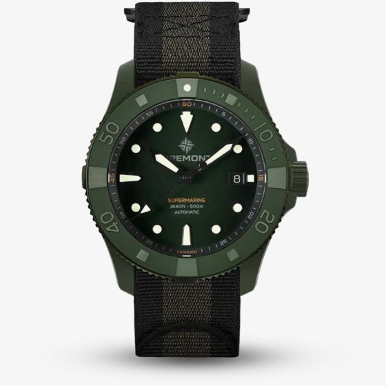 Bremont Supermarine Limited Edition Ceramic Jungle Green Watch SM43-DT-GNCER-GN-N-S