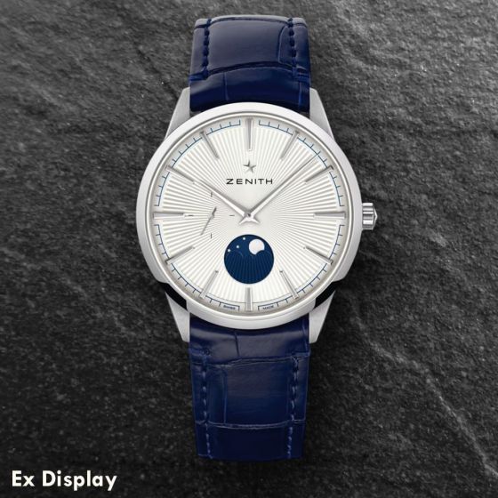 Ex-Display Zenith Mens ELITE Classic Moonphase Blue Watch 03.3100.692/01.C922