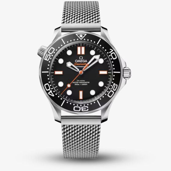 OMEGA Mens Seamaster Diver Silver Tone Watch 210.30.42.20.01.018