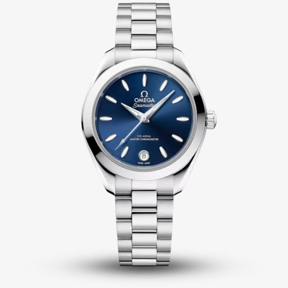OMEGA Ladies Seamaster Aqua Terra 150m Blue Dial Watch 220.10.30.20.03.001