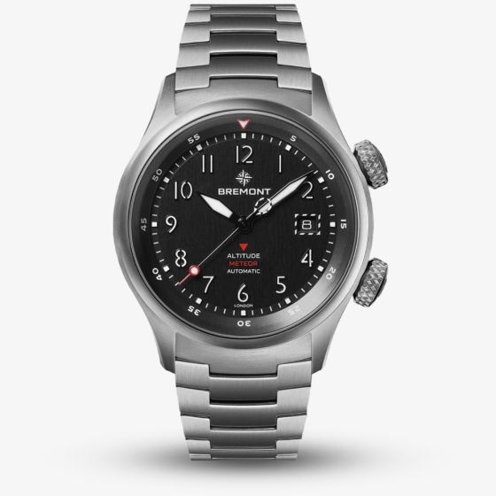 Bremont  Mens Altitude Meteor Black Dial Watch ALT42-MT-TI-BKBK-B