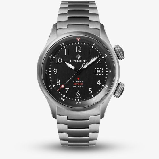 Bremont Mens Altitude MB Meteor Orange Barrel Black Dial Watch ALT42-MT-TI-BKOR-B