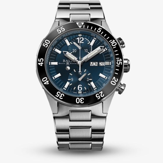 BALL Mens Limited Edition Roadmaster Rescue Chronograph Blue Dial Watch DC3030C-S-BE